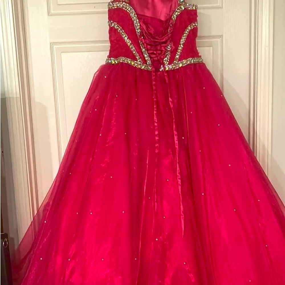 Girls pageant dress